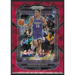 2022-23 Panini Prizm - Red Ice Prizm #245 Keegan Murray (RC)